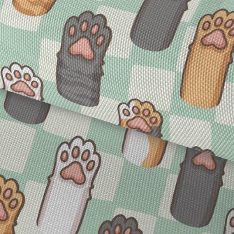 Cute Cat Paw Waterproof Oxford