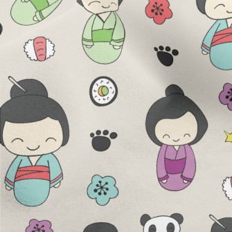 Kind Japanese Doll Micro Fleece