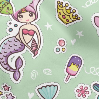 Pretty Mermaid Princess Micro Fleece