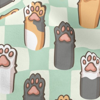 Cute Cat Paw Micro Fleece