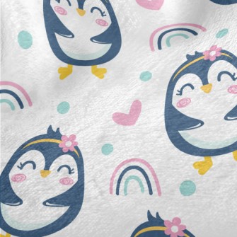 Grinning Penguin Girl Minky