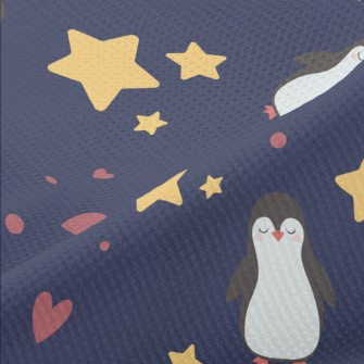 Star Penguin Heart Piqué