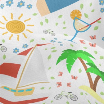 Summer Island Vacation Lightweight Performance Linen