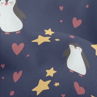 Star Penguin Heart Lightweight Performance Linen