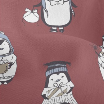 Penguin Winter Activities Lightweight Performance Linen