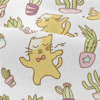 Dancing Cat And Potted Plant Modern Jersey