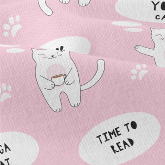 Tea Time Kitten Modern Jersey