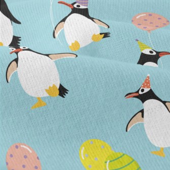 Penguin Balloon Party Modern Jersey