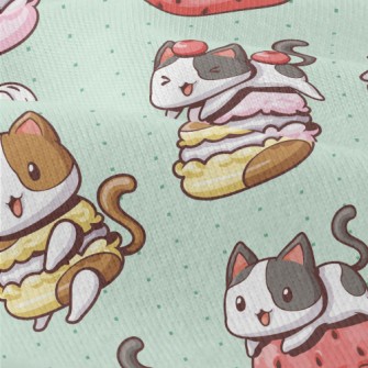 Kitty Macaron Modern Jersey