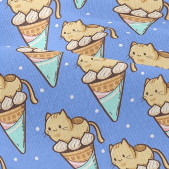 Popsicle Cone And Kitten Modern Jersey
