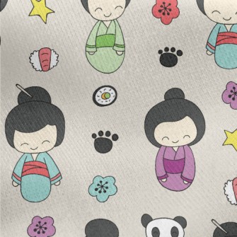 Kind Japanese Doll Jersey Backed Fleece