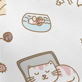 Cute Daily Routine Of Cats Pongee