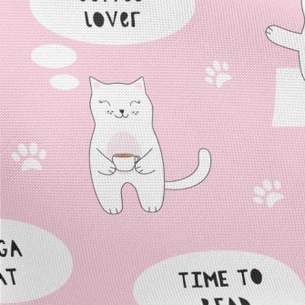 Tea Time Kitten Pongee