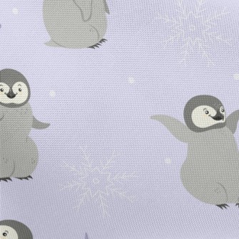 Dancing Little Penguin Pongee