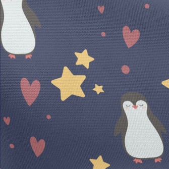 Star Penguin Heart Pongee