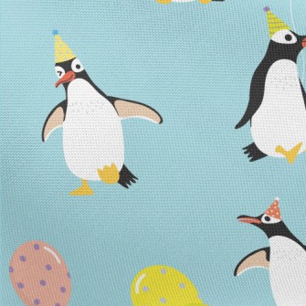 Penguin Balloon Party Pongee