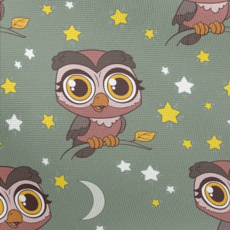Nocturnal Big-eyed Owl Pongee