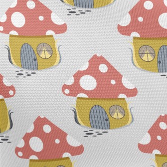 Funny Mushroom Shaped House Pongee