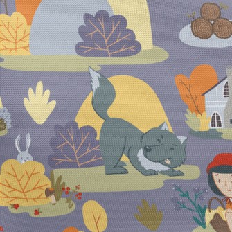 Classic Little Red Riding Hood Pongee