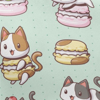 Kitty Macaron Pongee