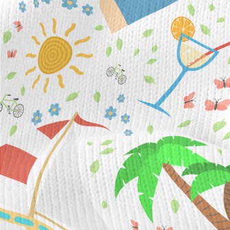 Summer Island Vacation Stretch Jersey