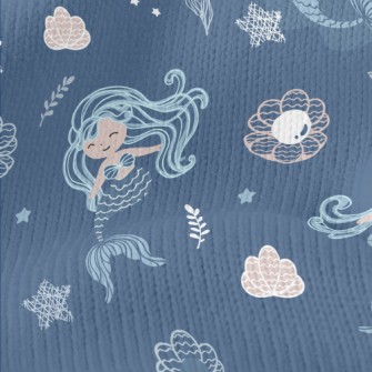 Fantasy Flying Mermaid Stretch Jersey