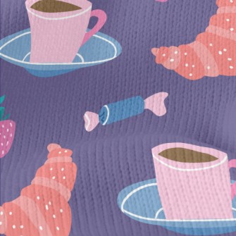 Strawberry Horn Coffee Stretch Jersey