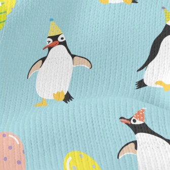 Penguin Balloon Party Stretch Jersey