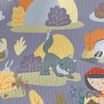 Classic Little Red Riding Hood Stretch Jersey