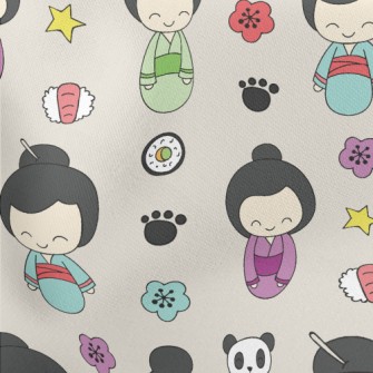 Kind Japanese Doll Lightweight Cotton Poplin