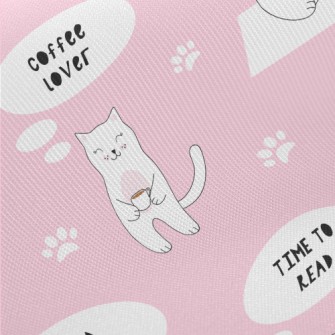 Tea Time Kitten Midweight Cotton Poplin