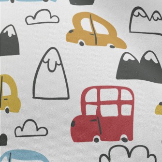 Colorful Cars Chiffon