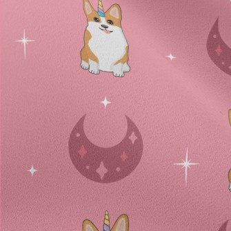 Crescent Unicorn Corgi Chiffon