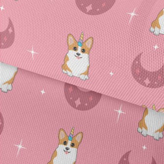 Crescent Unicorn Corgi Waterproof Oxford
