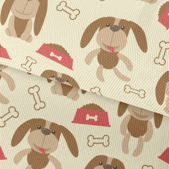 Floppy-eared Dog Food Waterproof Oxford