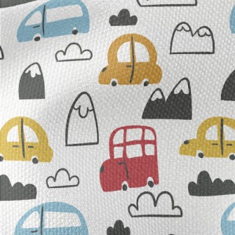 Colorful Cars Waterproof Canvas