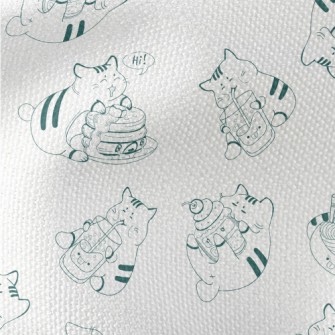 Big Eater Kitten Waterproof Canvas