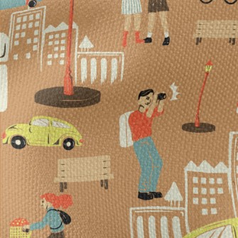 Travel Sightseeing People Waterproof Canvas
