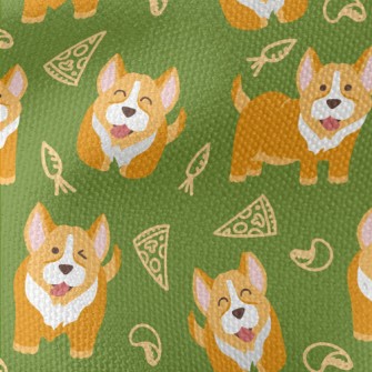 Greedy Corgi Waterproof Canvas