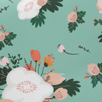 Beautiful Flowers In Bloom Twill