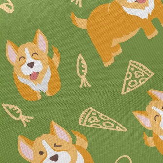 Greedy Corgi Twill