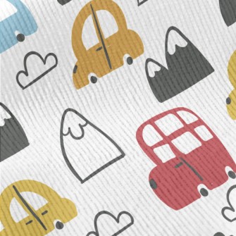 Colorful Cars Standard Corduroy