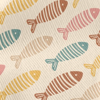 Fish Cut Into Pieces Standard Corduroy