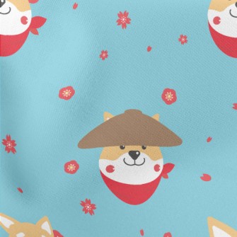 Japanese Shiba Inu Stretch Ponte