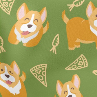 Greedy Corgi Stretch Ponte