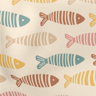 Fish Cut Into Pieces Stretch Ponte