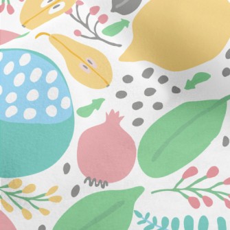 Artistic Style Fruit Micro Fleece