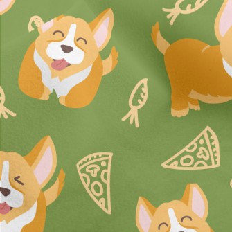 Greedy Corgi Micro Fleece