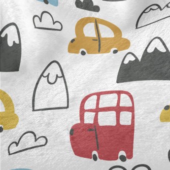 Colorful Cars Minky