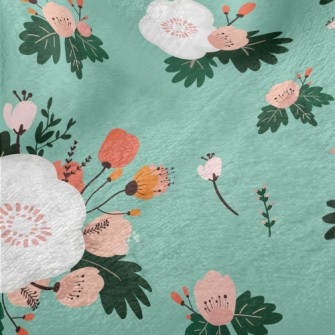 Beautiful Flowers In Bloom Minky